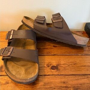 Men’s Birkenstock Two-Strap Sandals in Brown